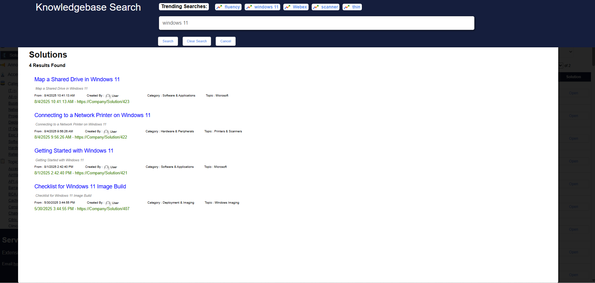 Verified Results